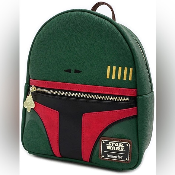 Star Wars Boba Fett Cosplay Loungefly Mini Backpack - Picture 2 of 4
